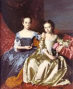 John Singleton Copley Mary MacIntosh Royall and Elizabeth Royall Sweden oil painting reproduction